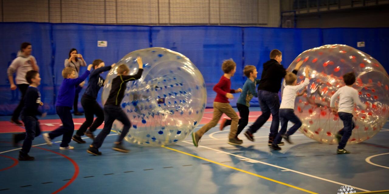 Bumper Ball Krakow at the Arena with kids Bumper Ball Krakow at the Arena with kids