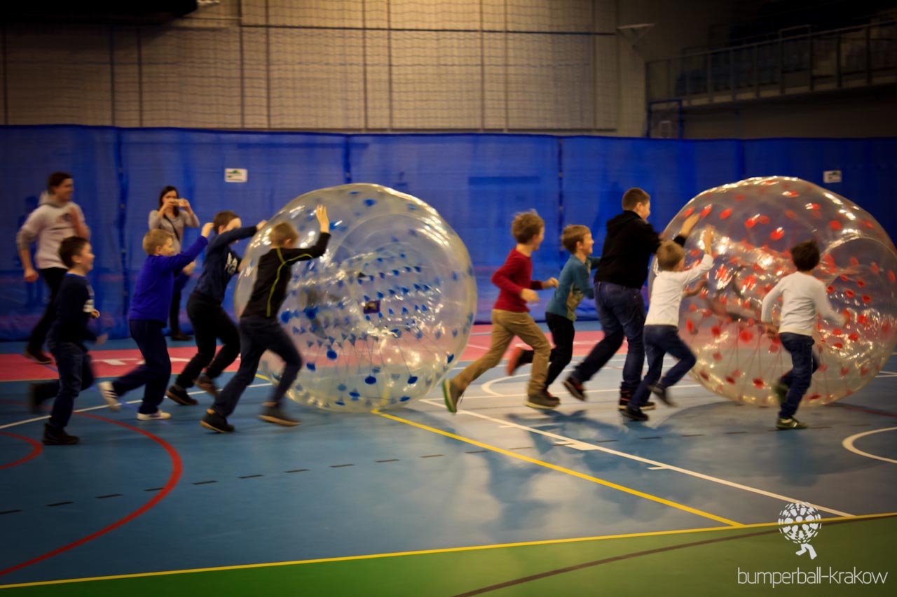 Bumper Ball Krakow at the Arena with kids