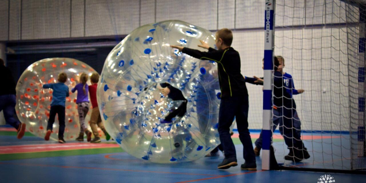 Bumper Ball Krakow at the Arena with kids