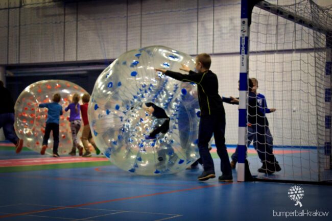 Bumper Ball Krakow at the Arena with kids