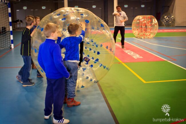 Bumper Ball Krakow at the Arena with kids