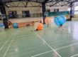 Bumper Ball game in inflatable balls at a sports hall in Kraków