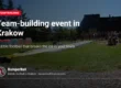 Team-building event in Krakow – bubble football in inflatable balls