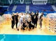 Hen party with Bumper Ball in Krakow – the bride's team in a sports hall