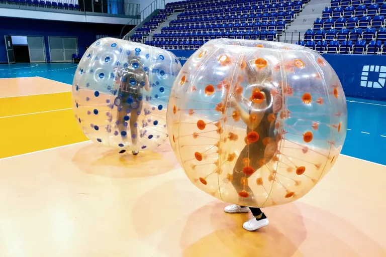 Hen party in Kraków – playing Bumper Ball at the sports hall